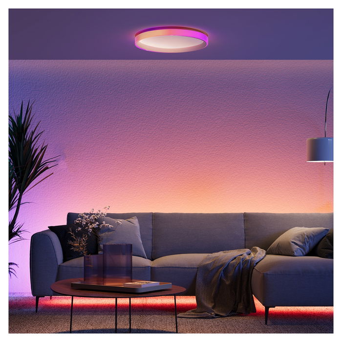 Aqara T1M Lámpara LED de Techo Redonda Blanca, 40 W, Diámetro 49.5 cm, Temperatura de Color Ajustable 2700 K - 6500 K, IP20