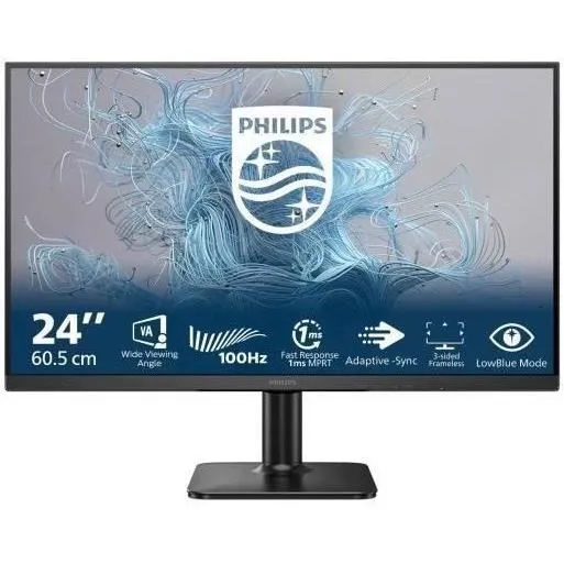 Philips Monitor 24E2N1100LB/00 de 23,8 pulg Full HD VA Negro