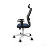 PIQUERAS Y CRESPO Silla de oficina Jorquera con mecanismo Sincro/Traslack en Azul marino y Negro