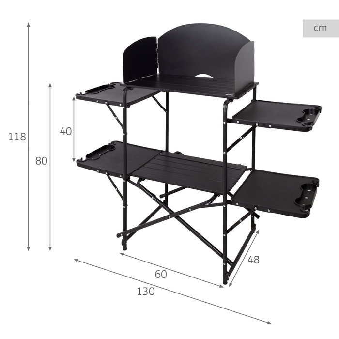 AKTIVE-ARMARIO CAMPING ALU 130