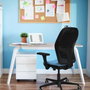 PIQUERAS Y CRESPO Silla de oficina Jorquera con mecanismo Sincro/Traslack, Marrón y Gris