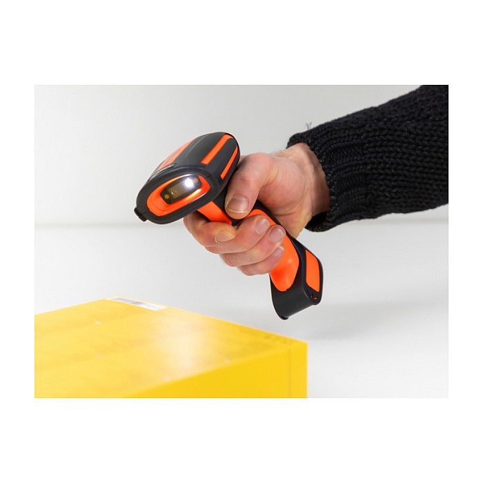 DeLOCK Industrie Barcode Scanner 1D & 2D para 2,4 GHz o Bluetooth con estación de carga inductiva