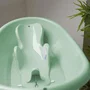Thermobaby Tumbona de Baño Daphné Verde Celadon - Ajustable y Segura para Bebés desde el Nacimiento