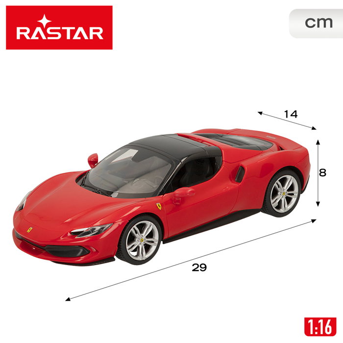 RASTAR Coche RC 1:16 Ferrari 2