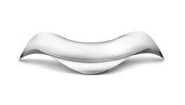 Georg Jensen Centro de Mesa Cobra 50x25x7,5 cm (2 Unidades) Acero Inoxidable Pulido
