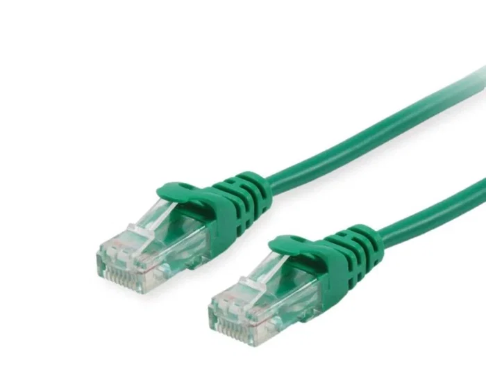 Equip 625446 Cable de Red Ethernet Par Trenzado Cat6 U/UTP 10 Gbit/s 10 m Color Verde, RJ-45 Macho, Conector Chapado en Oro, Plug & Play