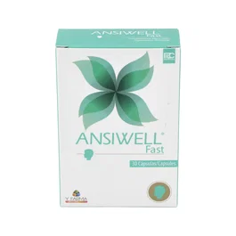 YFARMA Ansiwell Fast 30 Cápsulas - Contribuye al Sistema Nervioso