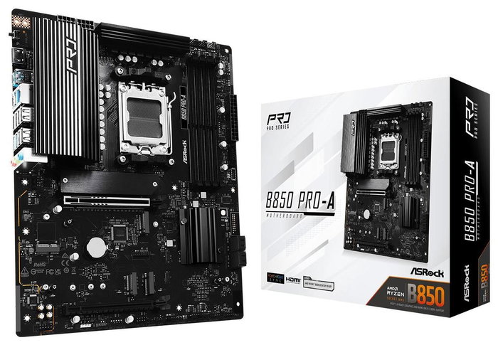 ASRock B850 Pro-A ATX AMD B850 AM5 DDR5