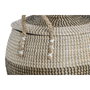 DKD Home Decor Set de 2 Cestas Seagrass Blanco TAMKY