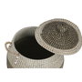 DKD Home Decor Set de 2 Cestas Seagrass Blanco TAMKY