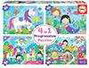 Educa Puzzles Progresivos 20-40-60-80 Piezas Mundo de Fantasía