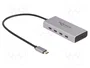 DeLOCK Concentrador USB Type-C 64235 con 4 puertos USB Type-C y PD 85W