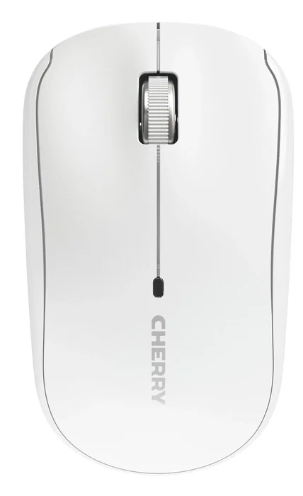 Cherry MW 2200 Ratón Inalámbrico Óptico 1300 DPI para Portátil - Compacto, Ergonómico, Ambidiestro, Incluye Funda de Transporte y Pila AA - Color Blanco Cherry MW 2200 Ratón Inalámbrico Óptico 1300 DPI para Portátil - Compacto, Ergonómico, Ambidiestro, Incluye Funda de Transporte y Pila AA - Color Blanco