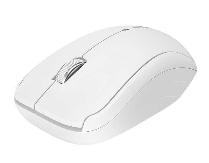 CHERRY MW 2200 Ratón Inalámbrico para Portátil, 1300 DPI, Sensor Óptico, Nano Receptor USB, Diseño Ambi-dextro, Color Blanco