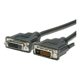 Cable de extensión DVI-D Dual Link 3m Macho/Hembra Negro