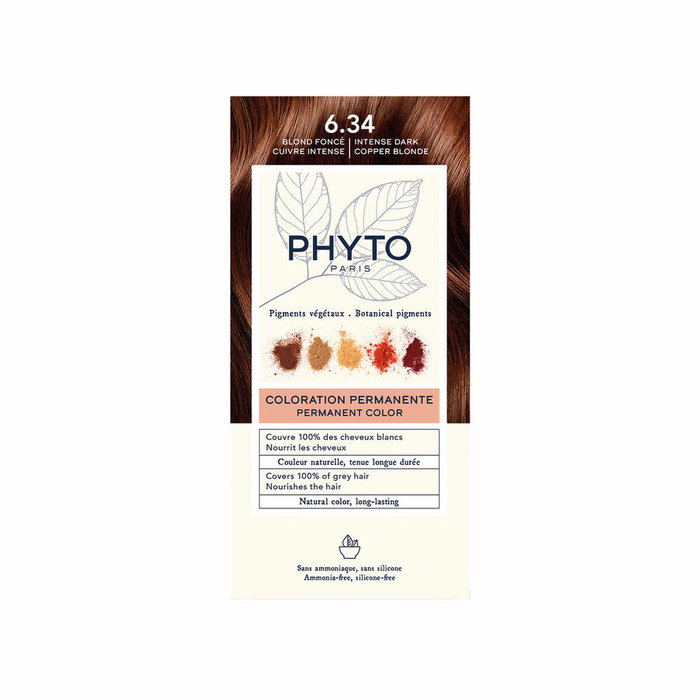 Phyto Phytocolor 6.34 Rubio Oscuro Cobrizo