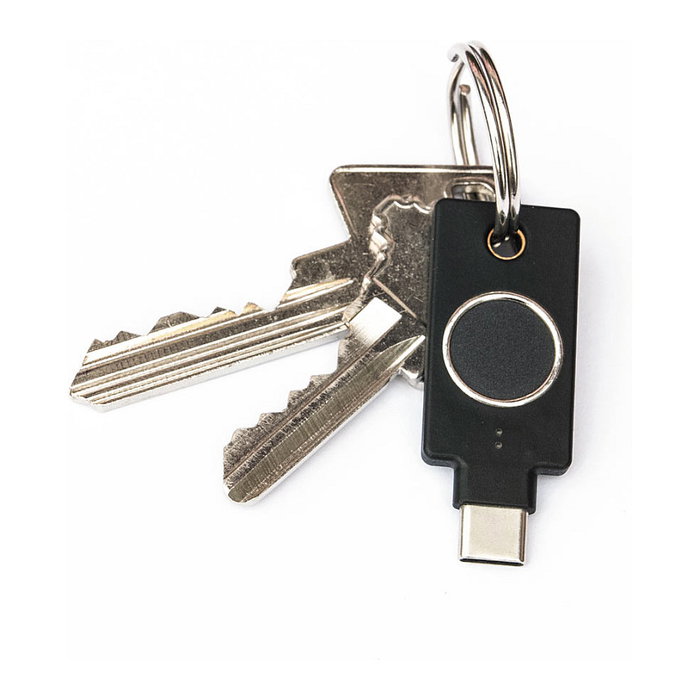 YUBICO YubiKey C Bio FIDO Edition Llave de Seguridad USB Tipo C para Windows, macOS, Chrome OS, Linux