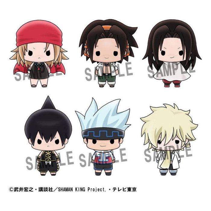 Megahouse Chokorin Set Figuras Shaman King Pack 6 Figuras 5cm Coleccionables
