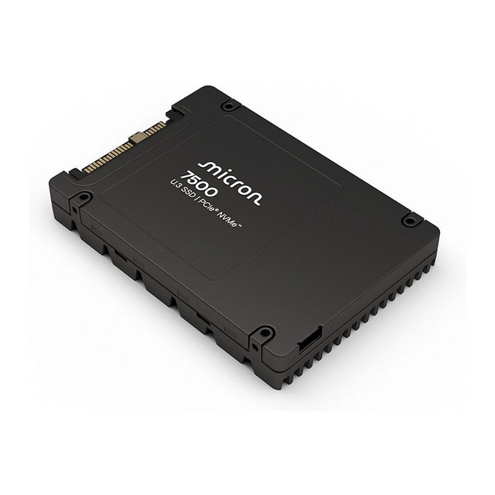 Micron 7500 PRO SSD 7.68TB U.3 NVMe PCIe 4.0 - MTFDKCC7T6TGP-1BK1DABYYR - 7000 MB/s, 5900 MB/s, 3D TLC, Para Servidor/Estación de trabajo Micron 7500 PRO SSD 7.68TB U.3 NVMe PCIe 4.0 - MTFDKCC7T6TGP-1BK1DABYYR - 7000 MB/s, 5900 MB/s, 3D TLC, Para Servidor/Estación de trabajo