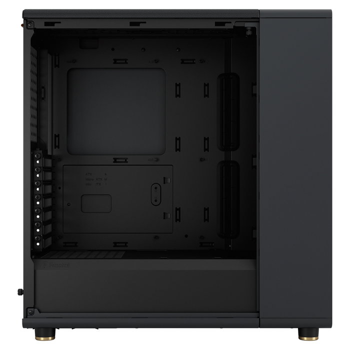 Fractal Design North - Caja Midi Torre Gaming ATX Charcoal Black con Ventana de Vidrio Templado, Soporte para Micro-ATX y Mini-ITX, Negro
