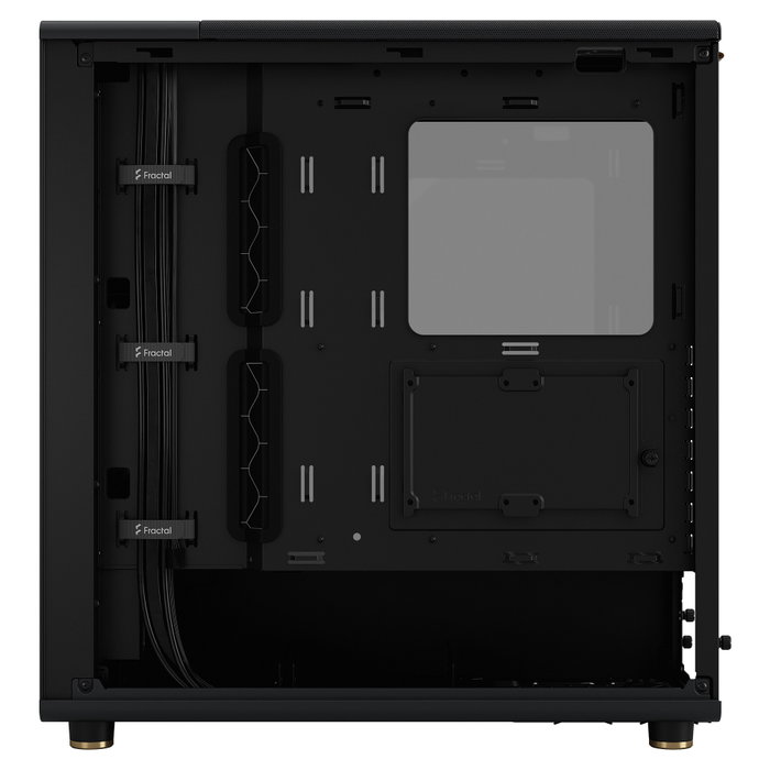 Fractal Design North - Caja Midi Torre Gaming ATX Charcoal Black con Ventana de Vidrio Templado, Soporte para Micro-ATX y Mini-ITX, Negro
