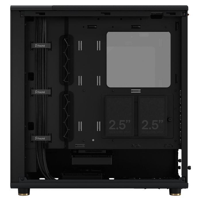 Fractal Design North - Caja Midi Torre Gaming ATX Charcoal Black con Ventana de Vidrio Templado, Soporte para Micro-ATX y Mini-ITX, Negro