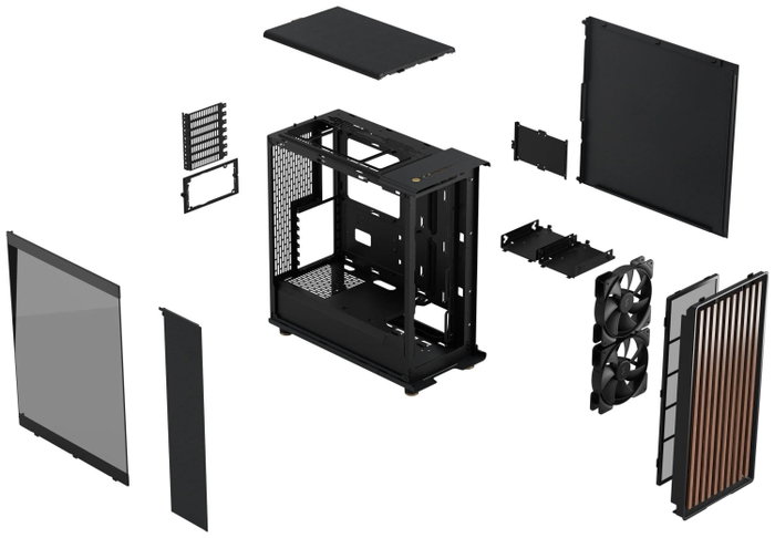 Fractal Design North Negro Cristal Templado Dark Tint