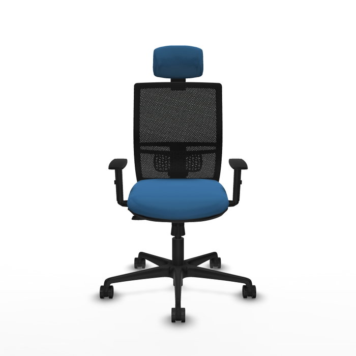 PIQUERAS Y CRESPO Silla de oficina Yunquera Azul claro con mecanismo Sincro/Traslack PIQUERAS Y CRESPO Silla de oficina Yunquera Azul claro con mecanismo Sincro/Traslack