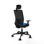 PIQUERAS Y CRESPO Silla de oficina Yunquera Azul claro con mecanismo Sincro/Traslack