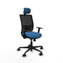 PIQUERAS Y CRESPO Silla de oficina Yunquera Azul claro con mecanismo Sincro/Traslack