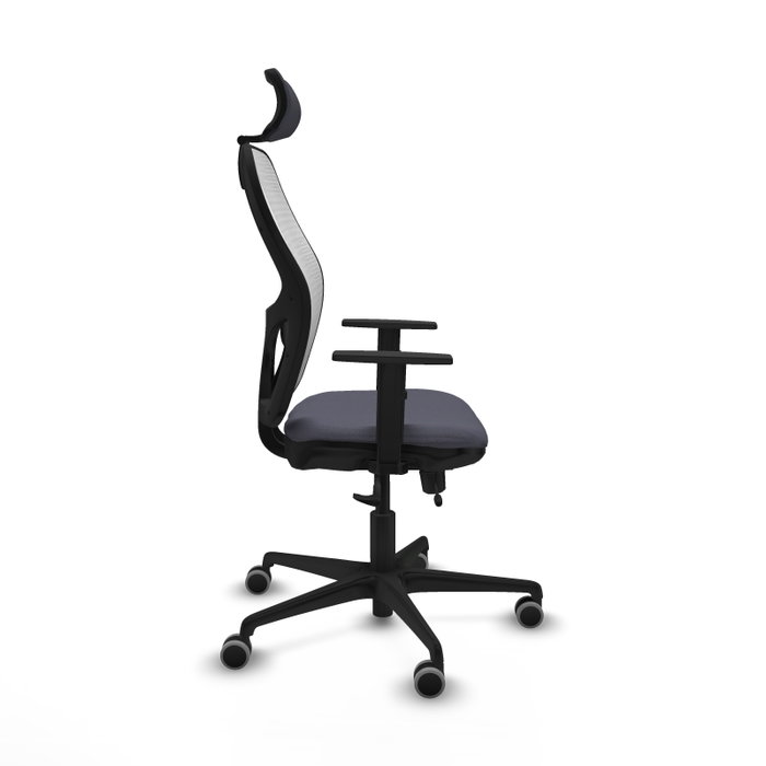PIQUERAS Y CRESPO Silla de oficina Jorquera con mecanismo Sincro/Traslack Gris/Blanco