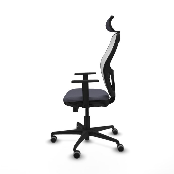 PIQUERAS Y CRESPO Silla de oficina Jorquera con mecanismo Sincro/Traslack Gris/Blanco