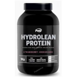 PWD NUTRITION Hydrolean Protein Fresa 1Kg Proteína de Suero Hidrolizada Caseína Recuperación Muscular Sostenida