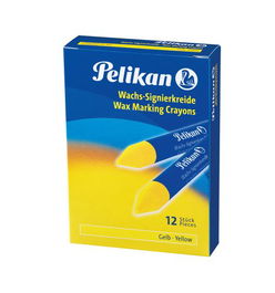 Cera Marcadora Pelikan Blanda 772 Amarillo (Caja De 12) (701102)