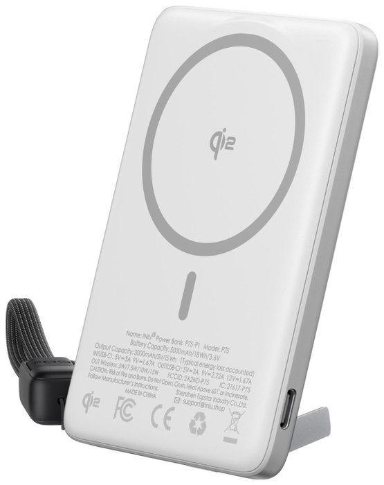 Iniu MagPro Slim 5000 mAh 20W Blanco Iniu MagPro Slim 5000 mAh 20W Blanco