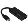 StarTech.com Adaptador Gráfico USB-C a HDMI 4K 60Hz Thunderbolt 3 Compatible con Resolución 3840 x 2160 - 7.1 Canales - Cable Integrado Negro