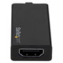 StarTech.com Adaptador Gráfico USB-C a HDMI 4K 60Hz Thunderbolt 3 Compatible con Resolución 3840 x 2160 - 7.1 Canales - Cable Integrado Negro