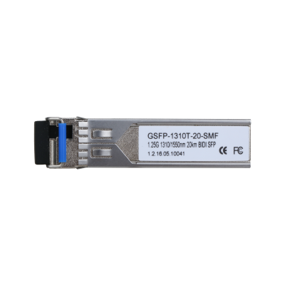 Dahua GSFP-1310T-20-SMF Módulo Óptico Gigabit Transceptor Fibra SFP Monomodo LC 1310nm/1550nm 20km