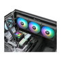 Thermaltake TH360 ARGB Sync Refrigeración Líquida AIO CPU - 360mm, Ventiladores de 120mm ARGB, Compatible Intel/AMD, Negro - CLW459PL12SWA