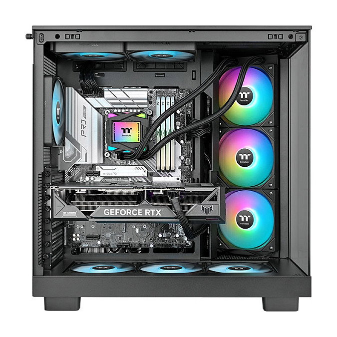 Thermaltake TH360 ARGB Sync Refrigeración Líquida AIO CPU - 360mm, Ventiladores de 120mm ARGB, Compatible Intel/AMD, Negro - CLW459PL12SWA Thermaltake TH360 ARGB Sync Refrigeración Líquida AIO CPU - 360mm, Ventiladores de 120mm ARGB, Compatible Intel/AMD, Negro - CLW459PL12SWA