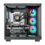Thermaltake TH360 ARGB Sync Refrigeración Líquida AIO CPU - 360mm, Ventiladores de 120mm ARGB, Compatible Intel/AMD, Negro - CLW459PL12SWA