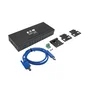 Tripp Lite Hub U360-010-IND de 10 Puertos USB 3.0 SuperSpeed (5 Gbps) para Grado Industrial, con Carcasa de Metal y Protección ESD, Tipo B