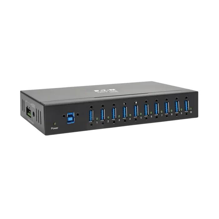 Tripp Lite Hub U360-010-IND de 10 Puertos USB 3.0 SuperSpeed (5 Gbps) para Grado Industrial, con Carcasa de Metal y Protección ESD, Tipo B Tripp Lite Hub U360-010-IND de 10 Puertos USB 3.0 SuperSpeed (5 Gbps) para Grado Industrial, con Carcasa de Metal y Protección ESD, Tipo B