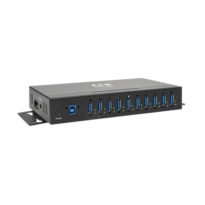 Tripp Lite Hub U360-010-IND de 10 Puertos USB 3.0 SuperSpeed (5 Gbps) para Grado Industrial, con Carcasa de Metal y Protección ESD, Tipo B Tripp Lite Hub U360-010-IND de 10 Puertos USB 3.0 SuperSpeed (5 Gbps) para Grado Industrial, con Carcasa de Metal y Protección ESD, Tipo B