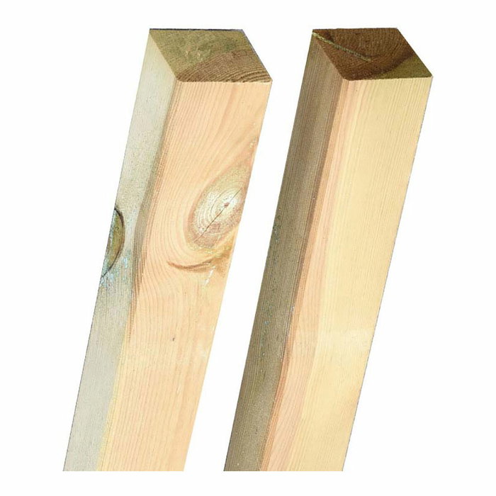 Faura Poste cuadrado de madera 7 x 7 x 100 cm Faura Poste cuadrado de madera 7 x 7 x 100 cm