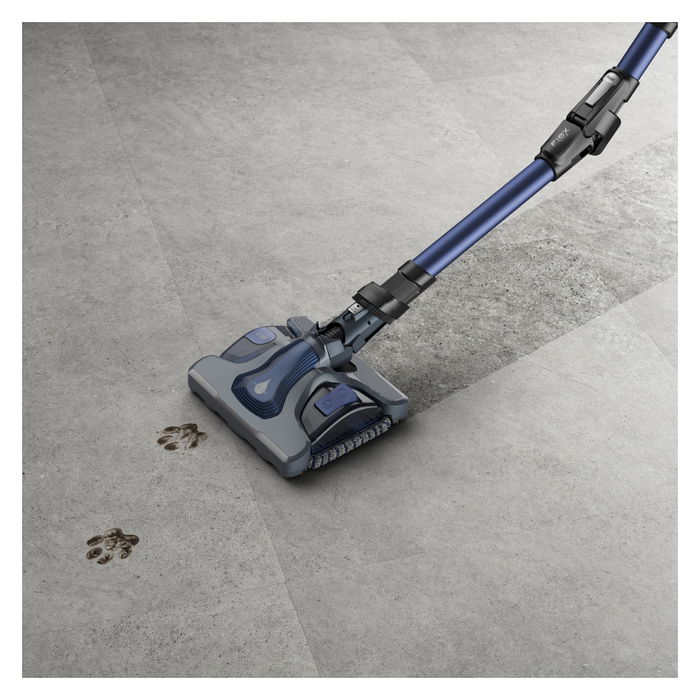Rowenta RH98C0WO Aspiradora Escoba 2 en 1 Sin Bolsa Aqua (Azul/Gris) 0.9L Seca y Húmeda Potencia 320W Batería 25.2V