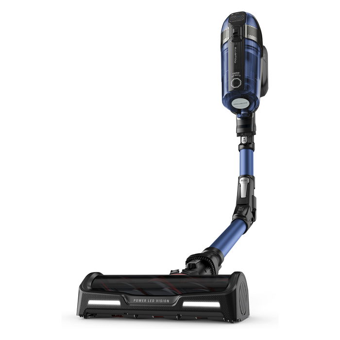 Rowenta RH98C0WO Aspiradora Escoba 2 en 1 Sin Bolsa Aqua (Azul/Gris) 0.9L Seca y Húmeda Potencia 320W Batería 25.2V