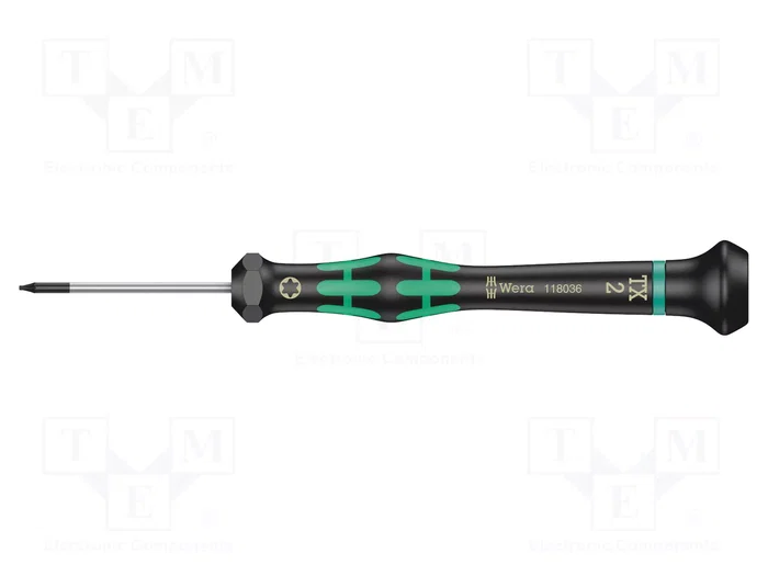 WERA Destornillador de precisión Torx® TX02 WERA Destornillador de precisión Torx® TX02