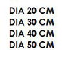 DKD Home Decor Set de 4 Centros de Mesa de Teca Natural