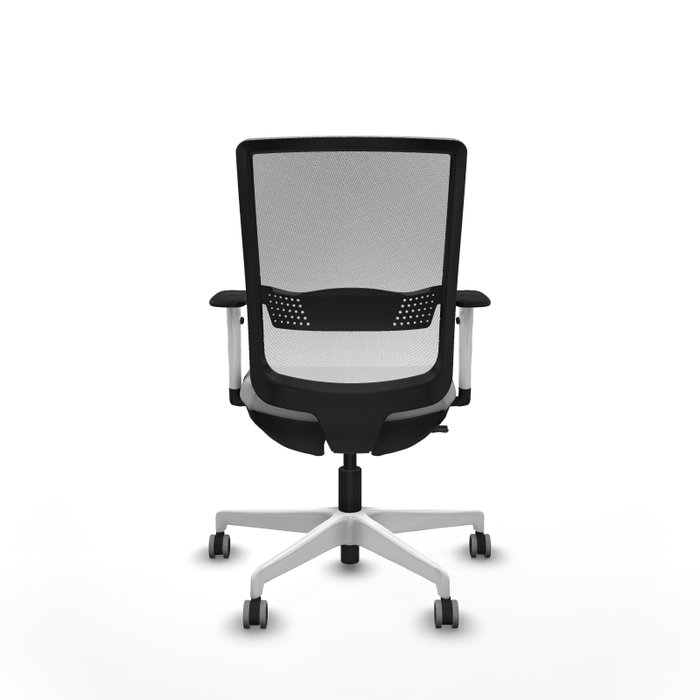 PIQUERAS Y CRESPO Silla de oficina Haches Gris claro y Blanco PIQUERAS Y CRESPO Silla de oficina Haches Gris claro y Blanco